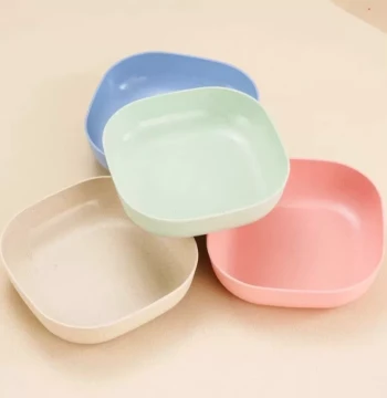 Deepened Bone Disc Home Plastic Plate for Bones Food-Grade Desktop Side Dish Garbage Plate Fruit Plate
