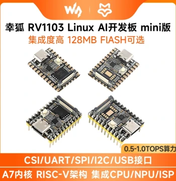 Waveshare Luckfox Pico Mini RV1103 Micro Linux AI Development Board 128MB Capacity