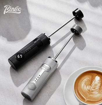 Bincoo Coffee Milk Frother Wireless Charging Household Handheld Milk Foamer Electric Stirring Wand