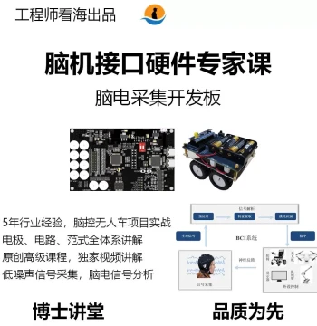 Brain-Computer Interface Hardware Expert Course Training, Micro-Signal Acquisition Project, EEG Development Board for Engineers