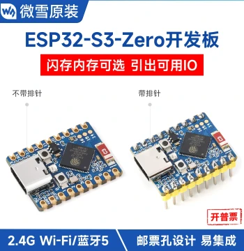 Waveshare ESP32-S3-Zero Mini Development Board, 240MHz Dual-Core Processor with Wi-Fi and Bluetooth Support