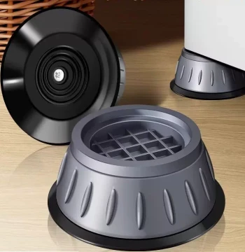 Universal Washing Machine Base Stand Feet Pads Fixed Anti-Slip Shockproof Fully Automatic Drum Foot Pads Elevated Bracket Fits All Sizes