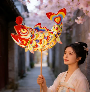 Intangible Cultural Heritage DIY Fish Lantern Kit - Chinese Style 2026 Lantern Festival New Arrival for Children