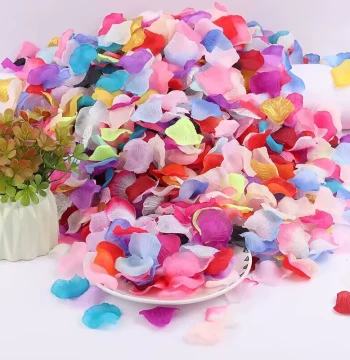 No-Rub Mixed Artificial Rose Petals for Wedding Proposals Decorations Hand-Toss Flowers Valentine's Day Romantic Supplies
