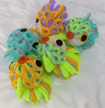 Twisted Stick Handmade Finished Goldfish Lantern DIY Intangible Cultural Heritage Fish Lamp Children's Summer Toy Ancient Style Koi Flower Lantern