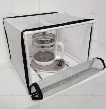 Baby Bottle and Formula Storage Box, Kitchen Appliance Cover for Air Fryer, Tea Sets, and Cups, Breathable Mesh Protector Against Cockroaches and Insects