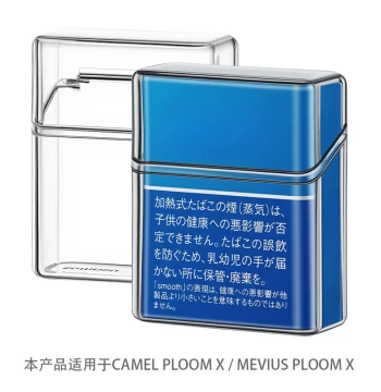 Protective Case for PLOOM X Pods, Moisture and Pressure Resistant Storage, Transparent PC Material Box for Ploom X