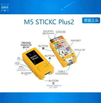 StickC PLUS2 ESP32 IoT Development Board Graphical Programming Kit for Education and Learning