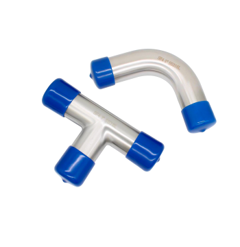 EP/BA Grade Stainless Steel Elbow, Tee, Reducer with Electropolishing, 3A Extended BPE Standard 316L Automatic Welding