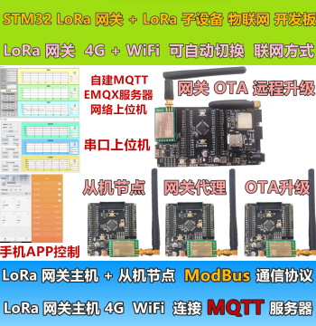 Chaozi Talks IoT STM32 LoRa Development Board WiFi 4G LoRa Gateway OTA Remote Upgrade
