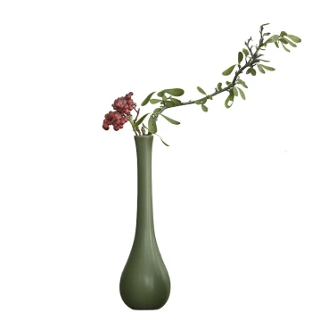 New Chinese Style Mini Ceramic Vase for Living Room Flower Arrangement and Zen Home Decor