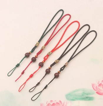 Chinese Style Premium Zisha Teapot Lid Anti-Drop Lanyard, Hand-Woven Keychain for Tea Culture and Teacup Lids