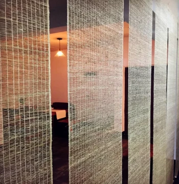 Handmade DIY Decorative Fabric: Ramie Material for Tea Art, Homestay Partitions, and Japanese Semi-Transparent Curtains