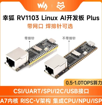 Waveshare Luckfox Pico Plus RV1103 Linux Development Board Cortex-A7 with Ethernet Port