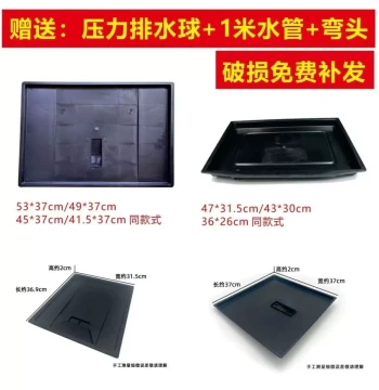 Tea Tray Water Catchment Drawer with Drainage - Plastic Base for Tea Table, Leak-Proof Accessory Tray Stand
