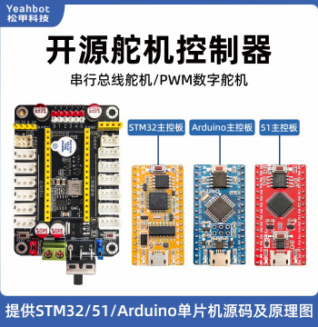 Open Source Arduino STM32 51 MCU Development Board with Servo Control Module for Robot Controllers