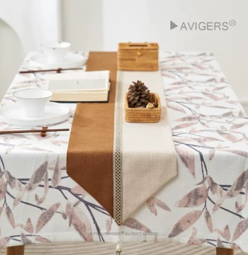 Modern Minimalist Table Runner - Waterproof and Stain-Resistant Fabric for Tea Tables and Dining Tables