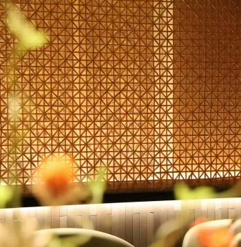 Premium Handcrafted Bamboo Mat Ceiling and Wall Partition Decor for Tea Houses and Restaurants