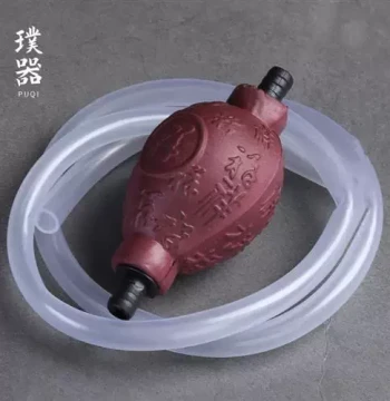 Tea Tray Drain Hose with Suction Ball - Flexible Tubing for Tea Tables and Kung Fu Tea Sets