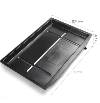 Rectangular Tea Tray Water Catchment Basin Kung Fu Tea Set Accessory Base Drainage Tray Spare Parts Leak-Proof Pan