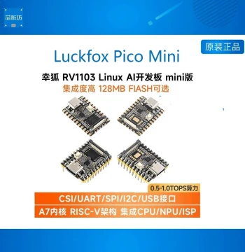 Waveshare RV1103 Pico Mini Linux AI Development Board RISC-V Architecture 128MB Capacity