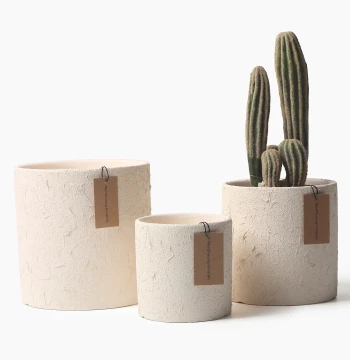 Nordic Minimalist Terracotta Creative Succulent Orchid Pothos Phalaenopsis Indoor Ceramic Planter, Vintage Style