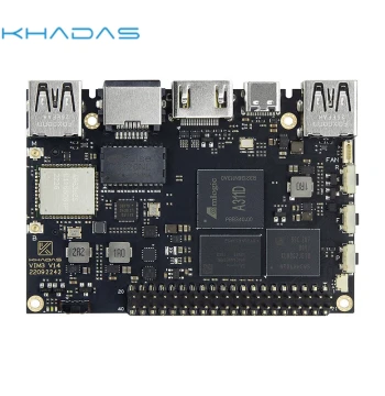 Khadas VIM3 Development Board Open Source Card Computer A311D 5.0 TOPs Computing Power Multi-Screen Collaboration Smart AI