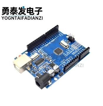 Compatible with New Version UNO Improved Version R3 (CH340) Development Board 30cm Data Cable Includes Pin Headers
