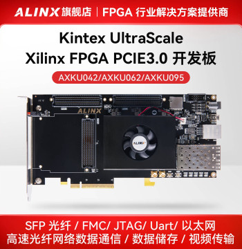 ALINX Black Gold FPGA Development Board Xilinx Kintex UltraScale PCIE XCKU060 040
