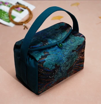 Wuzhui Thick Cotton Storage Bag, Premium Camera Case, Tea Ceremony Cloth Pouch, Complete Kung Fu Tea Set Travel Bag