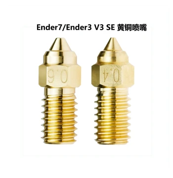 CREALITY Ender-7/Ender-3 V3 SE Brass Hotend Print Nozzle 3D Printer Accessory