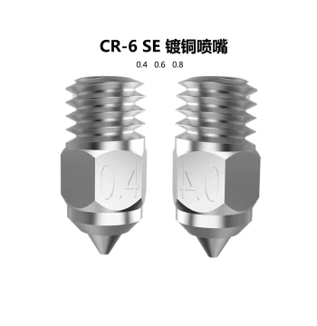 CREATIVITY 3D Printer Accessories Compatible with CR6SE/Ender3 S1 Copper-Plated Nozzle Brass High-Temperature Resistant