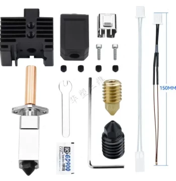 Hardened Plastic Compatible Print Head 3D Printer Tri-Hua Steel Guguji Wei Upgrade Nozzle Bamboo Wear-Resistant Kit