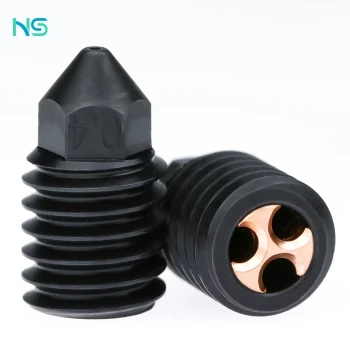 Huasu 3D Printer Accessory Bambu X1/P1P Upgraded Hotend Assembly CHT Hardened Steel 3-Hole High-Flow Nozzle
