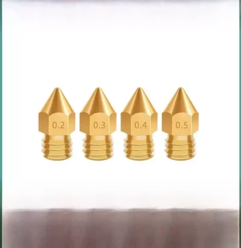 3D Printer Parts Mk8 Nozzle Brass Engraved Tip M6 Thread 1.75/3.0mm for Ender3