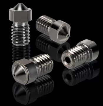 3D Printer Parts E3D Hardened Steel Nozzle High Temperature Resistant Wear Resistant Corrosion Resistant High Quality Extruder Head