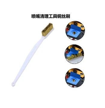 CREATIVITY Nozzle Cleaning Wire Brush, Industrial Copper Wire Rust Removal Mini Toothbrush for Polishing and Cleaning