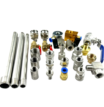 Stainless Steel Industrial Nozzle Accessories: Variable-Diameter Adapters, Aluminum/Magnetic Bases, Welded Straight Connectors, and Quick-Release Cooling Tube Fittings