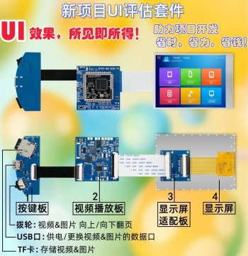 2-2.4-2.8-3.2-3.5-4 inch TFT LCD Display IPS Video Playback UI Evaluation Driver Board