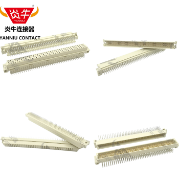 European Socket 120P Board-to-Board Backplane Connector 3 Rows 40 Pins DIN41612-3120