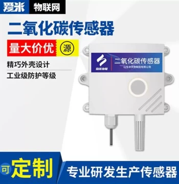 CO2 Detector Sensor, Gas Concentration Monitor with 485/Analog Output for Greenhouses and Livestock Farming