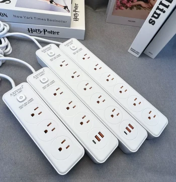 US Standard Multi-Function Smart Power Strip USB + Type-C Fast Charging Power Strip Taiwan Wiring Board Extension Socket