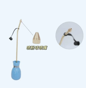 Termite Control Powder Duster Nozzle and Head with Copper Tube; Pointed Powder Gun Tip, Pollinator, Powder Ball, and Beekeeping Tools