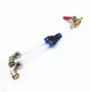 Angle Grinder Atomizing Nozzle with Dust Cover, Dual-Side Water Injection for Dust-Free Slotting and Cutting Machine Modification