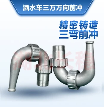 Zoomlion Chengli Water Truck Accessory: 3-Way Universal Forward Spray Nozzle, High-Pressure 2-inch