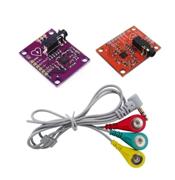 AD8232 Module for ECG Measurement, Pulse and Heart Rate Monitor, ECG Sensor Module with Electrode Wires