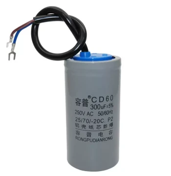 Motor Capacitor 450V Single-Phase Motor 220V Start/Run Capacitor 250UF/40UF/300UF/50UF