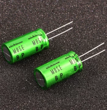 Nichicon MUSE Audio Grade ES/BP/1000uF/25V Non-Polarized Audio Capacitor