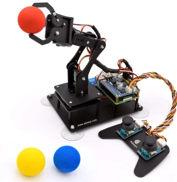 Gewu Creative Raspberry Pi 5-Axis Robotic Arm Python Programming Learning Kit