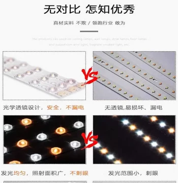 LED Light Strip 1.2m 1m 0.9m Office Light Accessories Long Bar M Pendant Light Aluminum Substrate SMD Light Source Core